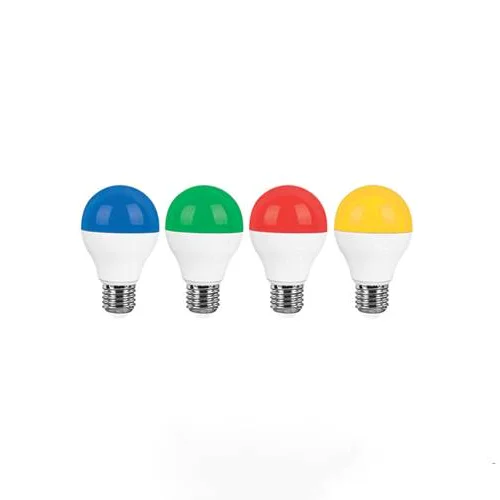 لامپ LED حبابی 9 وات رنگی E27 پارس شعاع توس