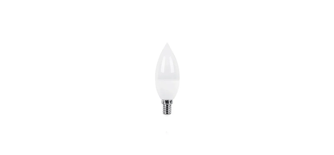 لامپ LED شمعی 6 وات مات E14 پارس شعاع توس